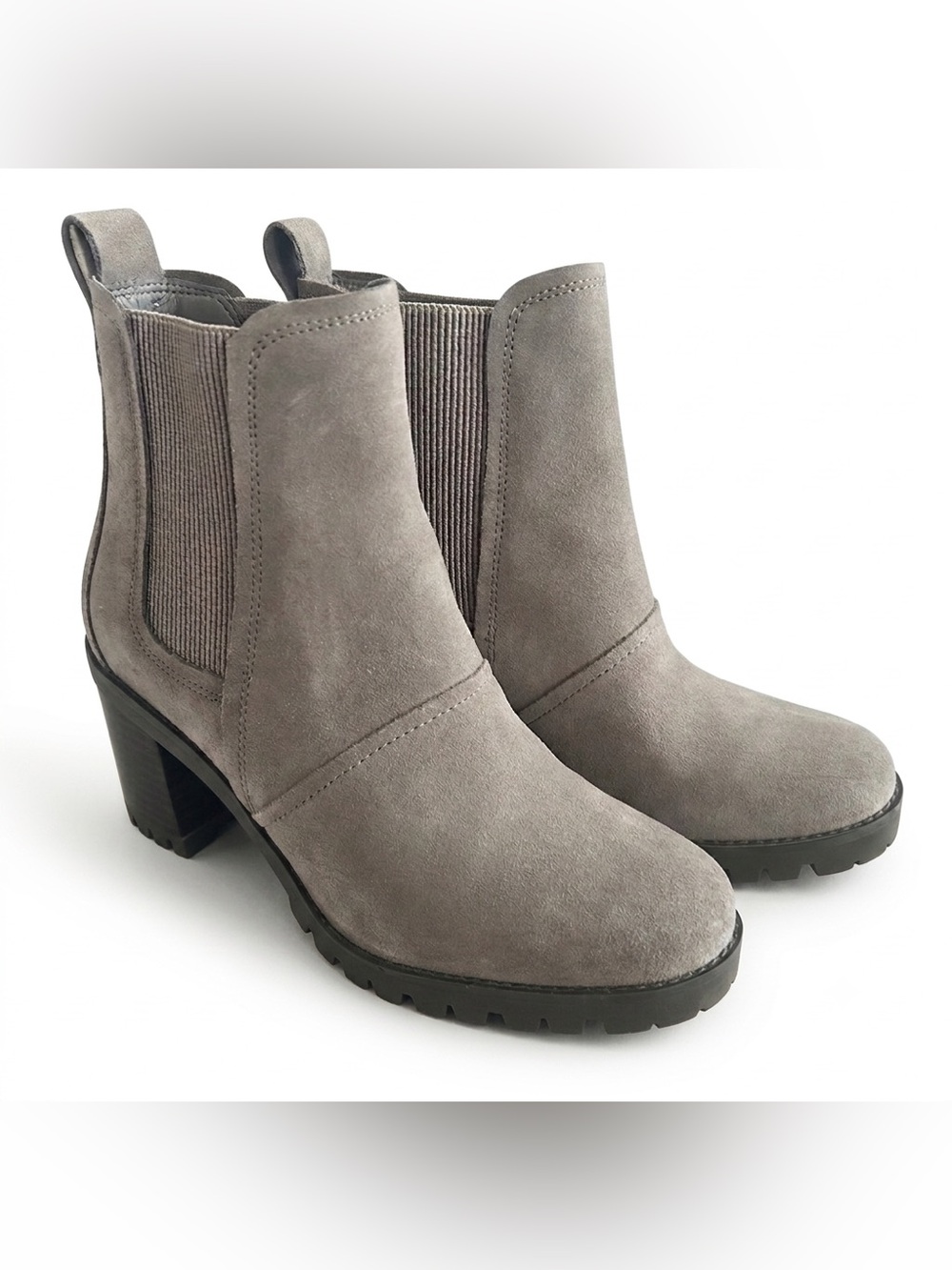 UGG Hazel Waterproof Suede Chelsea Boots Mole Grey Taupe Size 7 NWOT